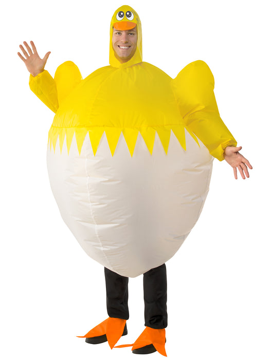 Adult What's Crackin Chick Inflatable Costume - costumesupercenter.com
