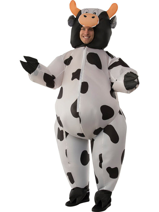 Cow Inflatable Adult Costume - costumesupercenter.com