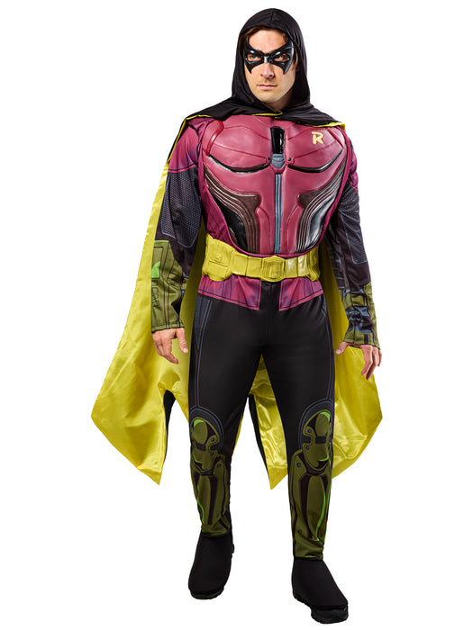 DC Comics Muscle Chest Robin Arkham Mens Costume - costumesupercenter.com