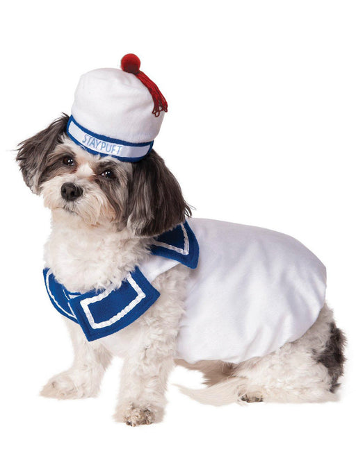 Ghostbusters Stay-Puft Marshmallow Man Pet Costume - costumesupercenter.com
