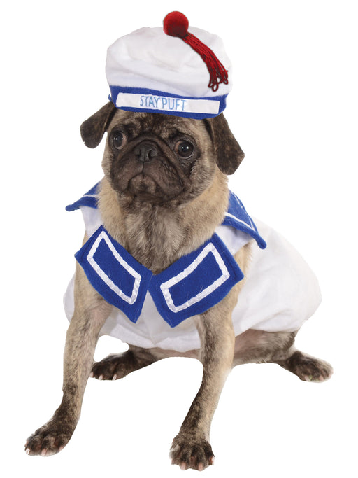 Ghostbusters Stay-Puft Marshmallow Man Pet Costume - costumesupercenter.com