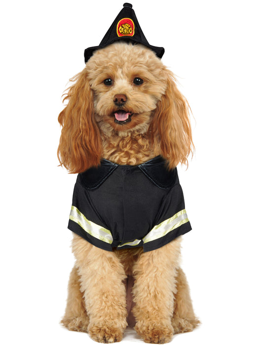 Fire Fighter Pet Costume - costumesupercenter.com