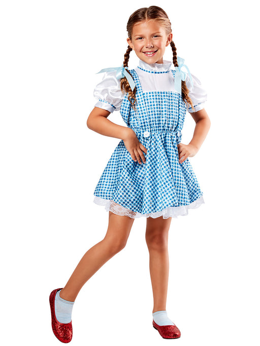 Girls' Sparkling Wizard of Oz Dorothy Costume - costumesupercenter.com