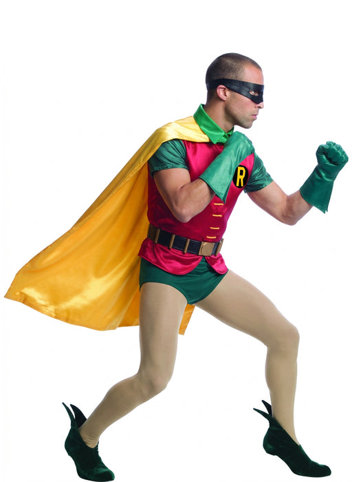 DC Comics Mens Grand Heritage Robin Costume - costumesupercenter.com