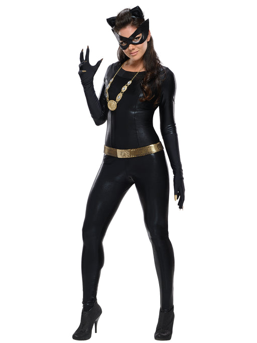 DC Comics Womens Grand Heritage Catwoman Costume - costumesupercenter.com