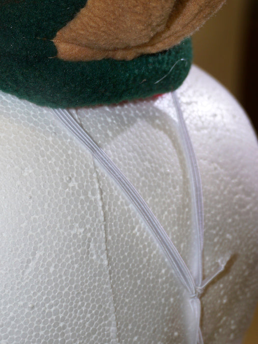 Red and Green Elf Ears Pet Hat - costumesupercenter.com