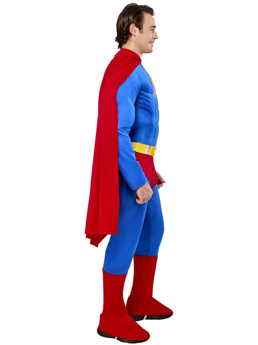 Deluxe Muscle Chest Superman Adult - costumesupercenter.com