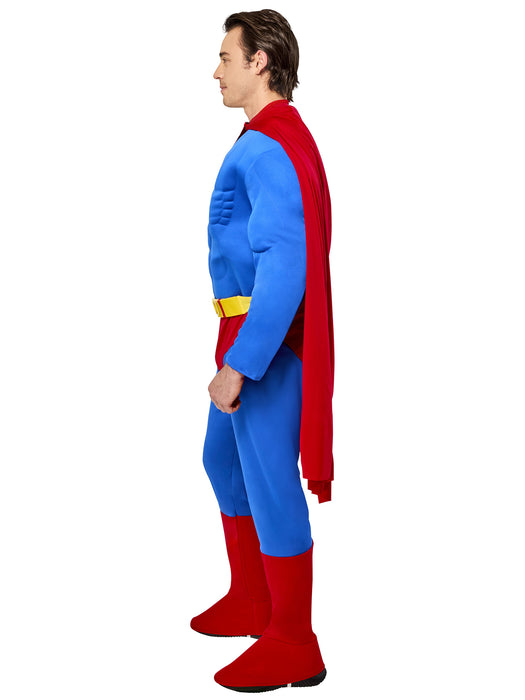 Deluxe Muscle Chest Superman Adult - costumesupercenter.com
