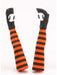 13-inch Orange Stripe Wicked Witch Legs Decoration - costumesupercenter.com