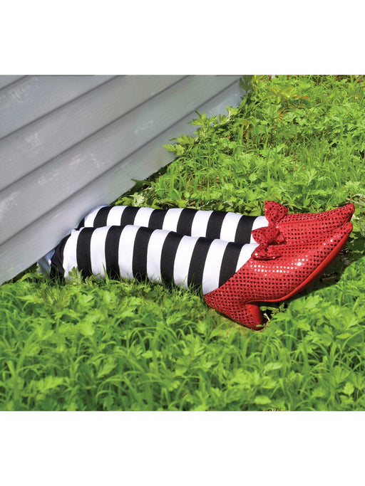 18-inch Wizard of Oz Wicked Witch Leg Decoration - costumesupercenter.com