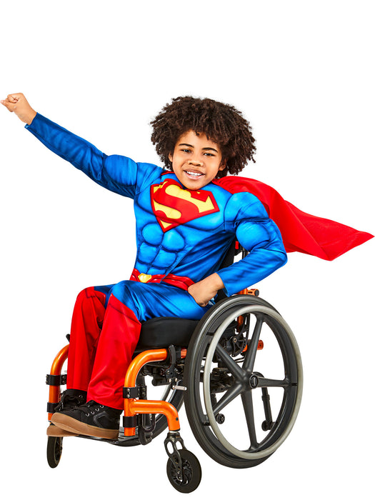 Boys' DC Comics Superman Adaptive Costume - costumesupercenter.com