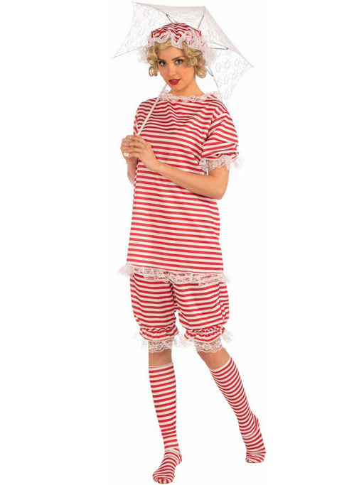 Womens 1920's Bathing Suit Costume - costumesupercenter.com