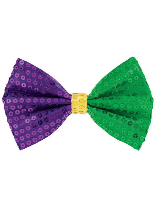 Mardi Gras Sequin Bow Tie - costumesupercenter.com