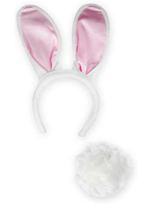 Economy Bunny Ears and Tail Set - costumesupercenter.com