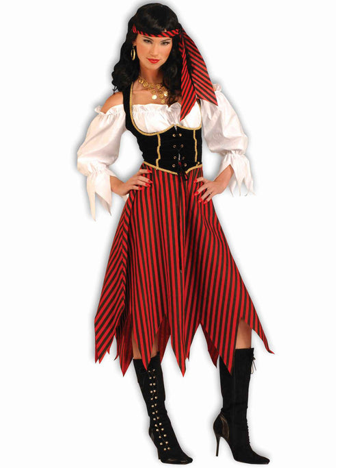 Women's Pirate Maiden Costume - costumesupercenter.com