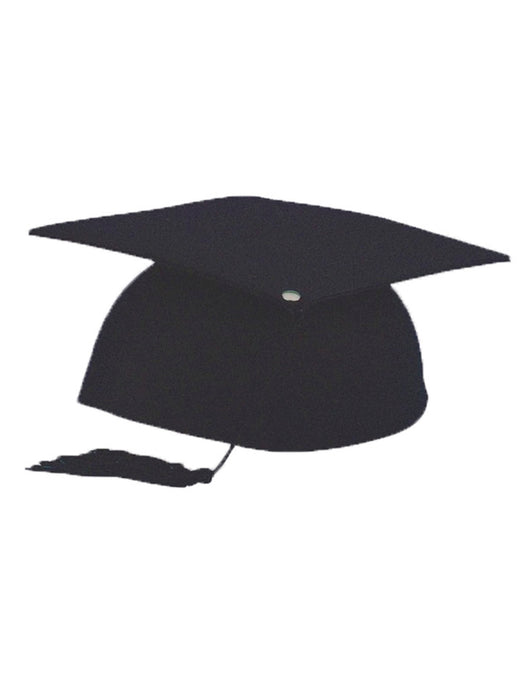 Black Graduation Cap - costumesupercenter.com