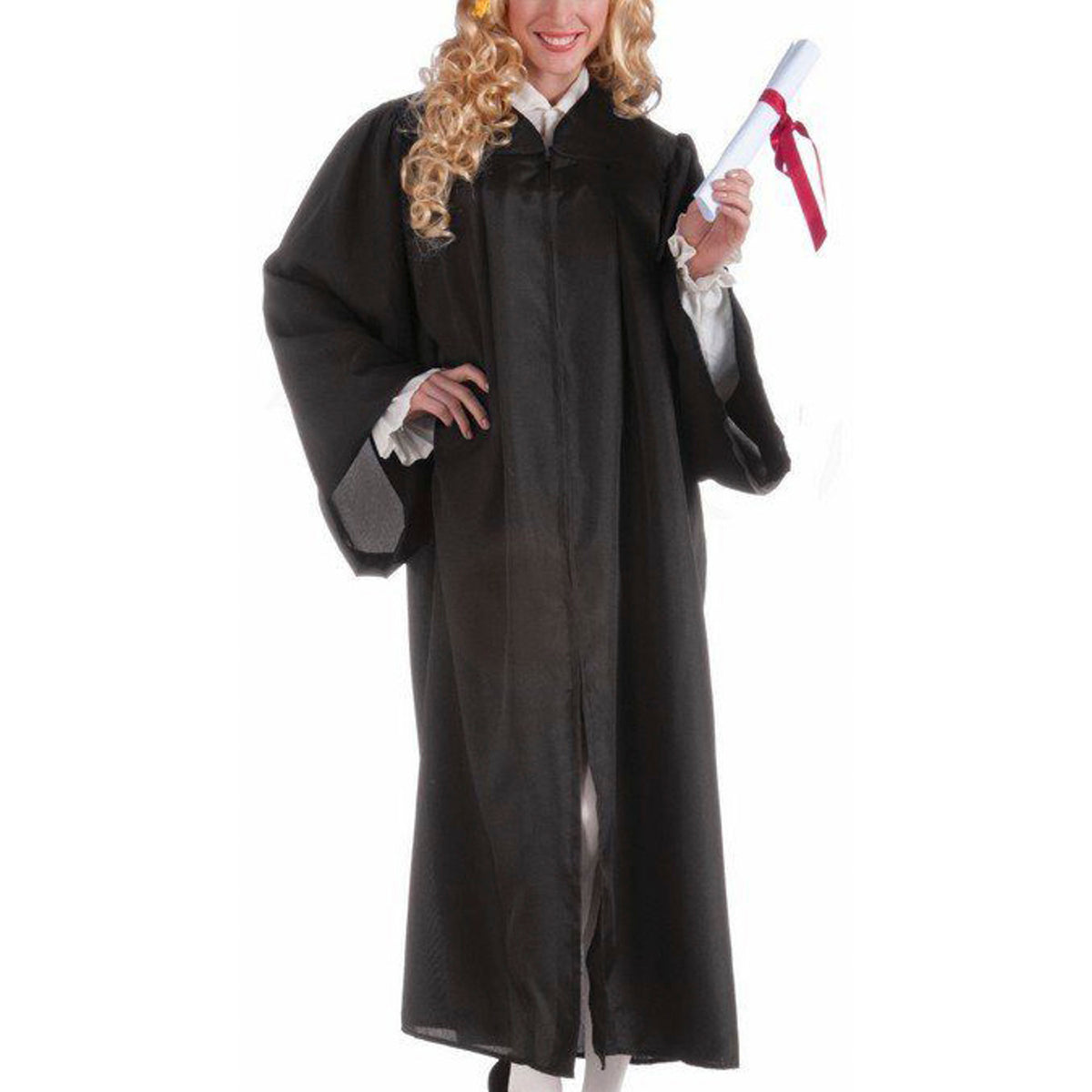 Graduation Black Robe for Adults — Costume Super Center