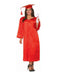 Red Graduation Adult Robe - costumesupercenter.com