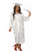 White Graduation Adult Robe - costumesupercenter.com