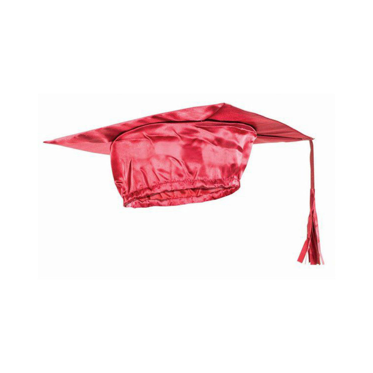 Red Graduation Adult Cap — Costume Super Center