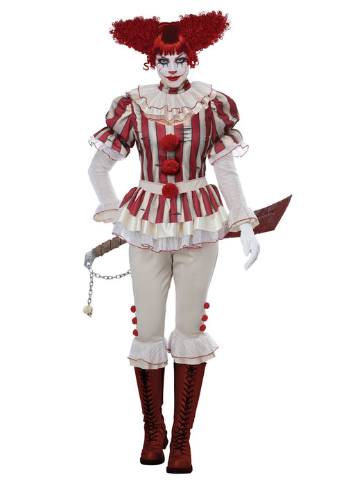 Womens Sadistic Clown Costume - costumesupercenter.com