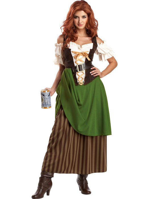 Womens Tavern Maiden Costume - costumesupercenter.com
