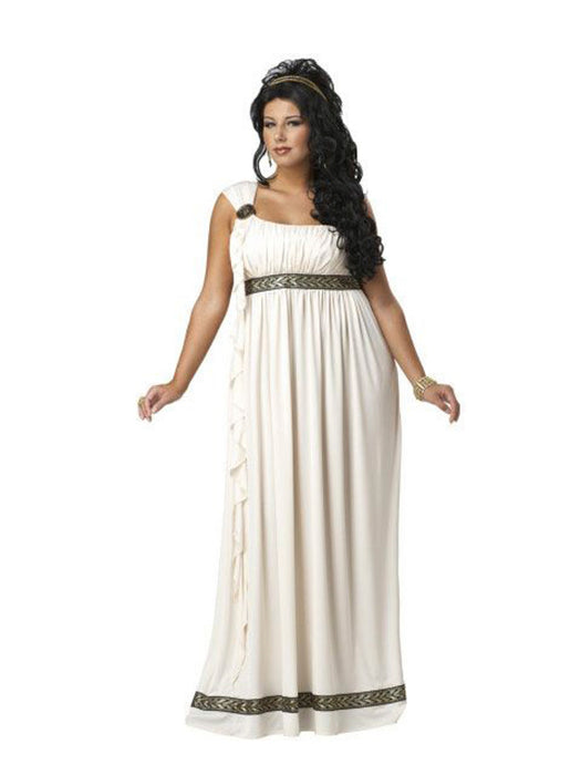 Women Plus Size Olympic Goddess Costume - costumesupercenter.com