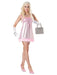 Adult High School Reunion Pink Mini-Dress Costume - costumesupercenter.com