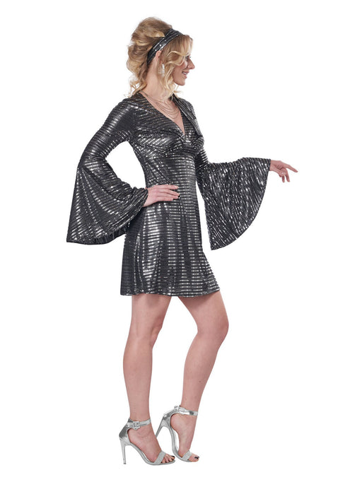 Disco Queen Dress Costume for Ladies - costumesupercenter.com