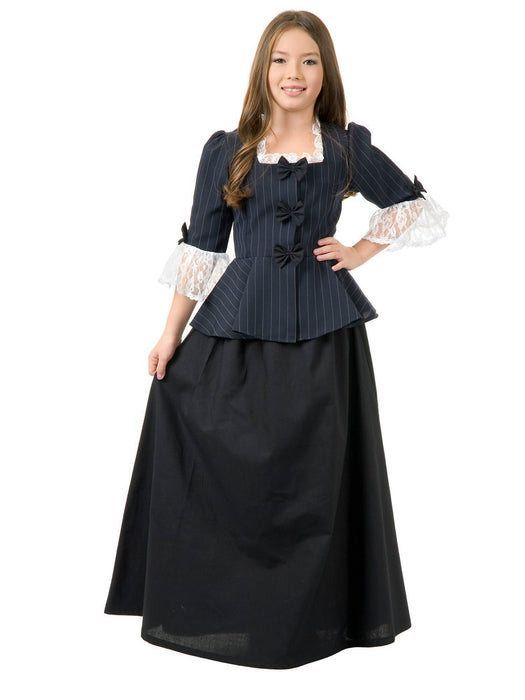 Colonial Girl Child Costume - costumesupercenter.com