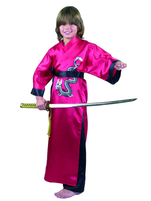Childs Samurai Dragon Master Costume - costumesupercenter.com