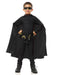 Unisex Superhero Black Cape for Kids - costumesupercenter.com