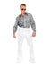 Glitter Hologram Disco Shirt for Men - costumesupercenter.com