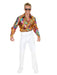 Multi Glitter Disco Shirt for Men - costumesupercenter.com
