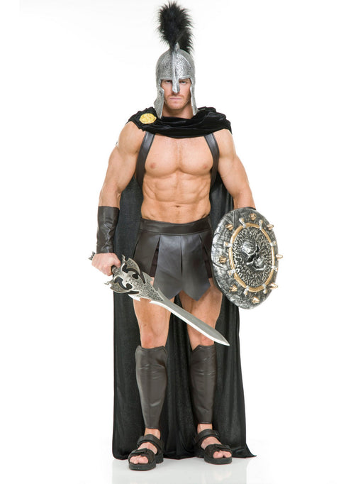 Spartan Warrior Cape for Men - costumesupercenter.com