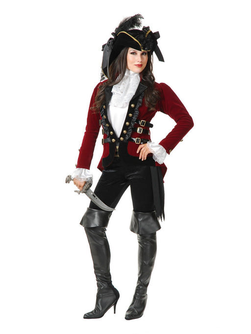 Women's Sultry Pirate Lady Jacket - costumesupercenter.com