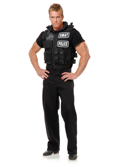 Men's Swat Team Vest - costumesupercenter.com