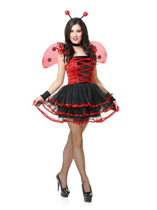 Women's Lady Bug Cutie Costume - costumesupercenter.com