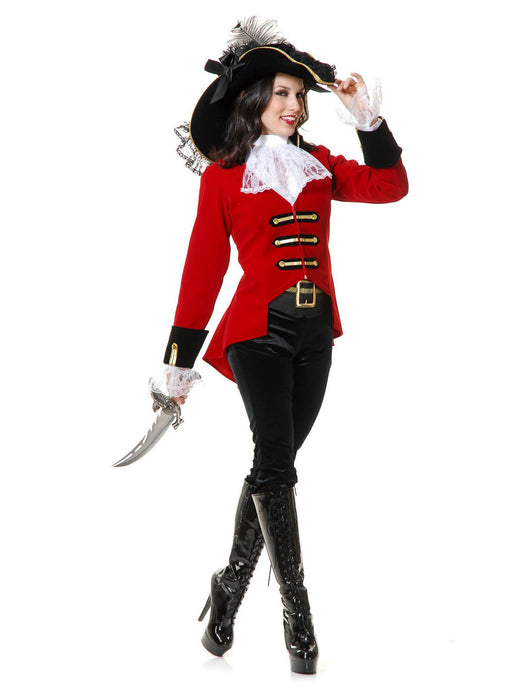 Women's Page Boy Pirate Lady Costume - costumesupercenter.com