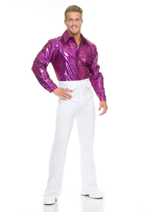Men's City Lights Disco Shirt - costumesupercenter.com
