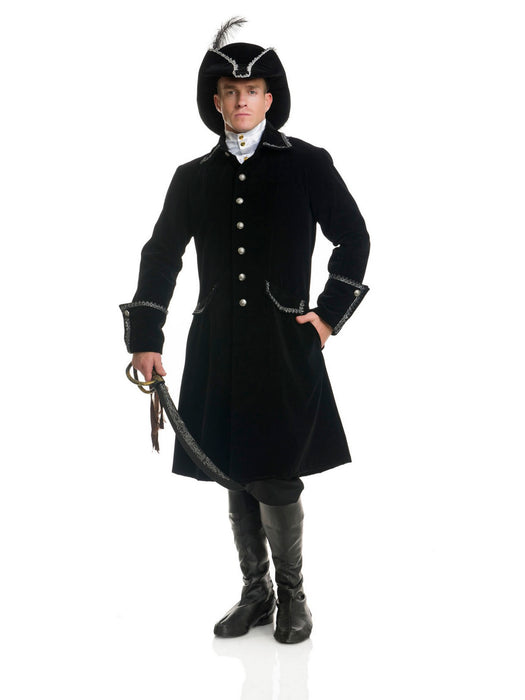 Distinguished Pirate Mens Jacket Costume - costumesupercenter.com