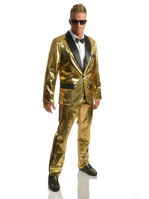 Disco Ball Tuxedo Set with Pants for Adults - costumesupercenter.com