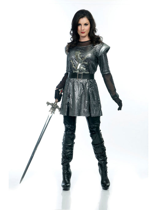 Adult Female Knight Costume - costumesupercenter.com