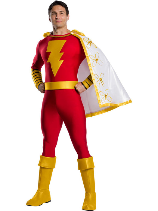 Shazam Adult Costume Deluxe - costumesupercenter.com