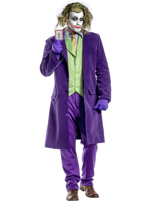 Men's Dark Knight The Joker Costume - Premium - costumesupercenter.com