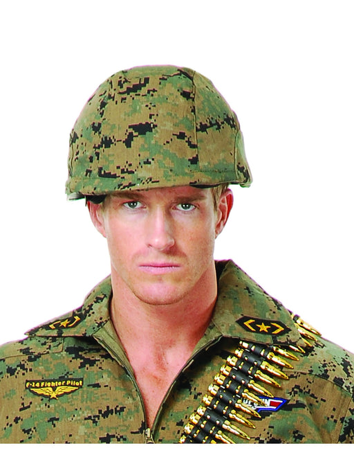 Adult G. I. Camo Helmet - costumesupercenter.com