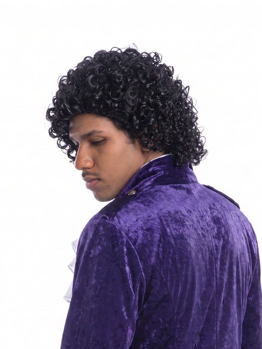 Adult Rock Star Prince Wig - costumesupercenter.com