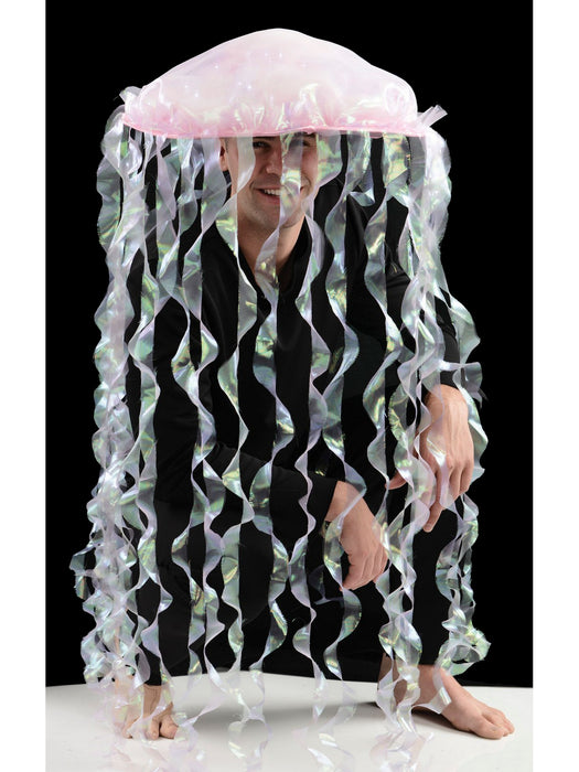 Adult LED Light Up Jelly Fish Hat - costumesupercenter.com