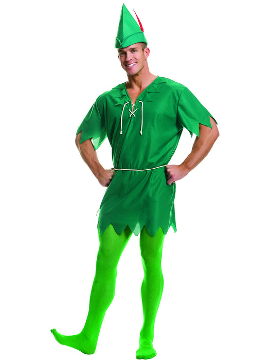 Men's Green Lost Boy Costume - costumesupercenter.com