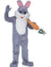 Rabbit Complete (Grey) Mascot Adult Costume - costumesupercenter.com